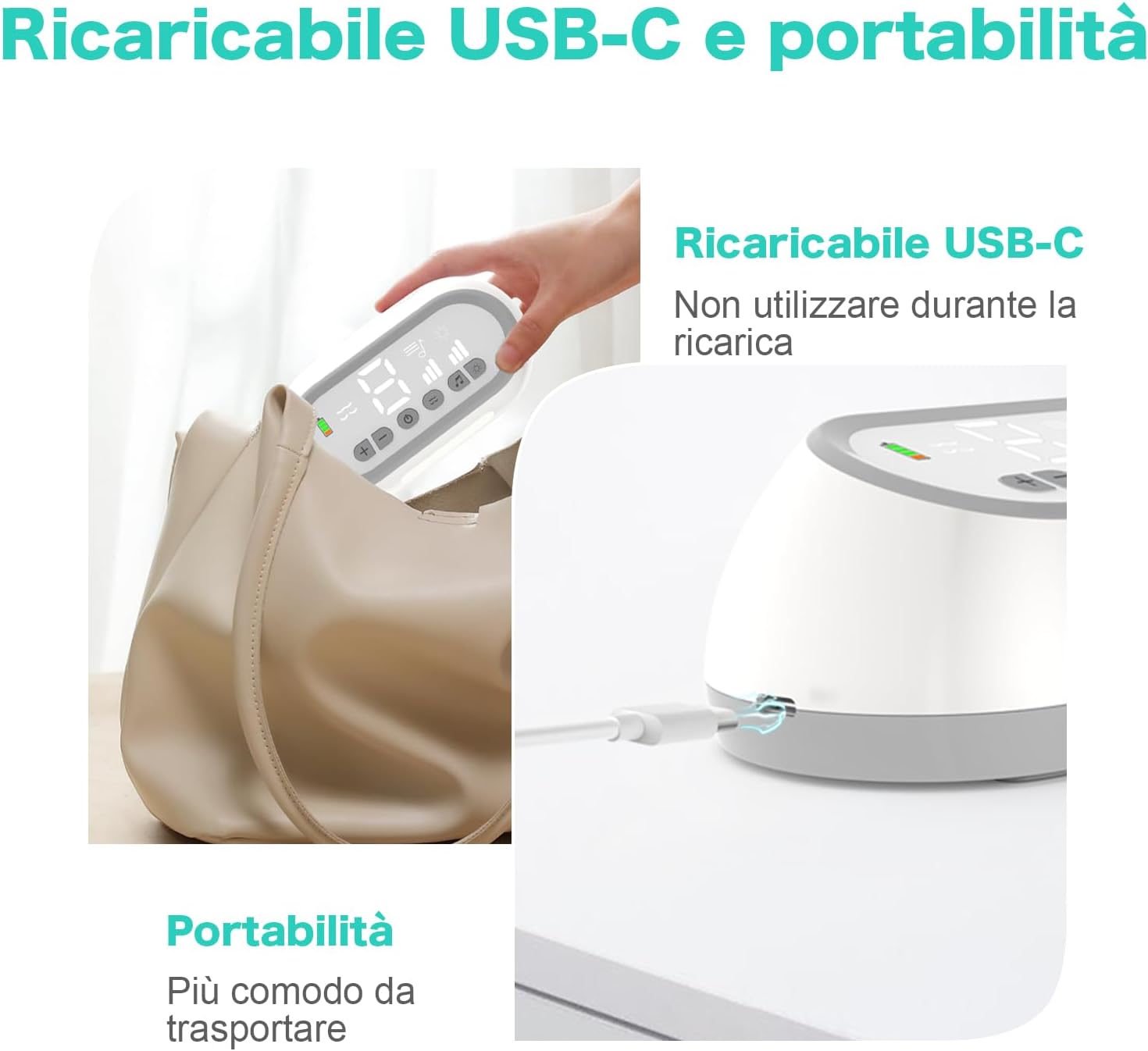 Thumbnail 6 de AZHE Aspiratore nasale per bambini: lavabile, silenzioso e a 6 livelli con musica e luce LED