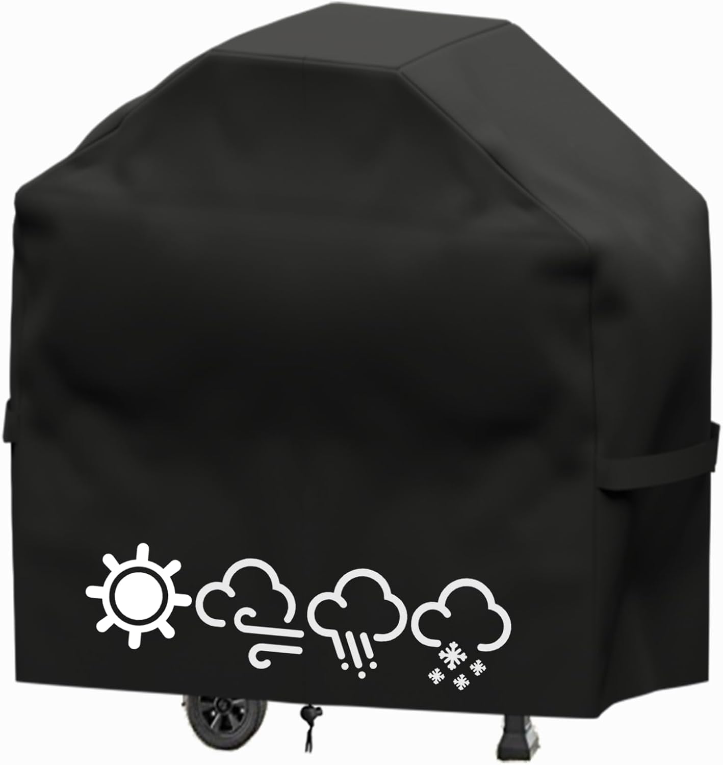Detalle 2 de Jemkgeik Copertura Barbecue da Esterno 145x61x117 cm: protezione impermeabile per tutte le stagioni