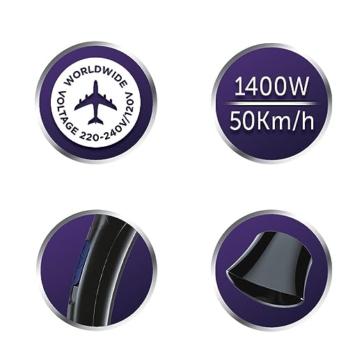 Detalle de Remington Asciugacapelli 1400W pieghevole da viaggio D2400 — compatto, potente ed elegante