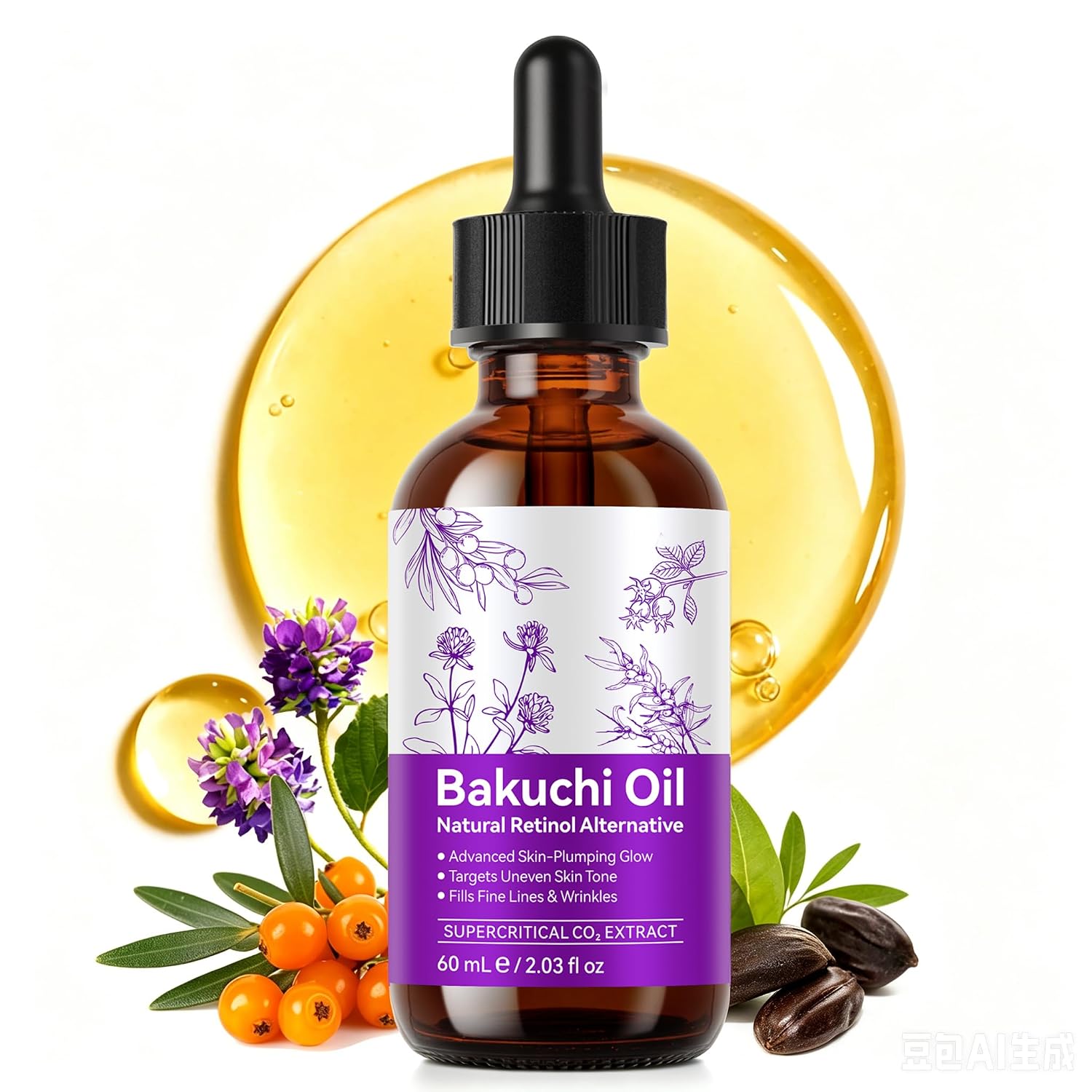 Detalle de Bakuchiol Oil Serum