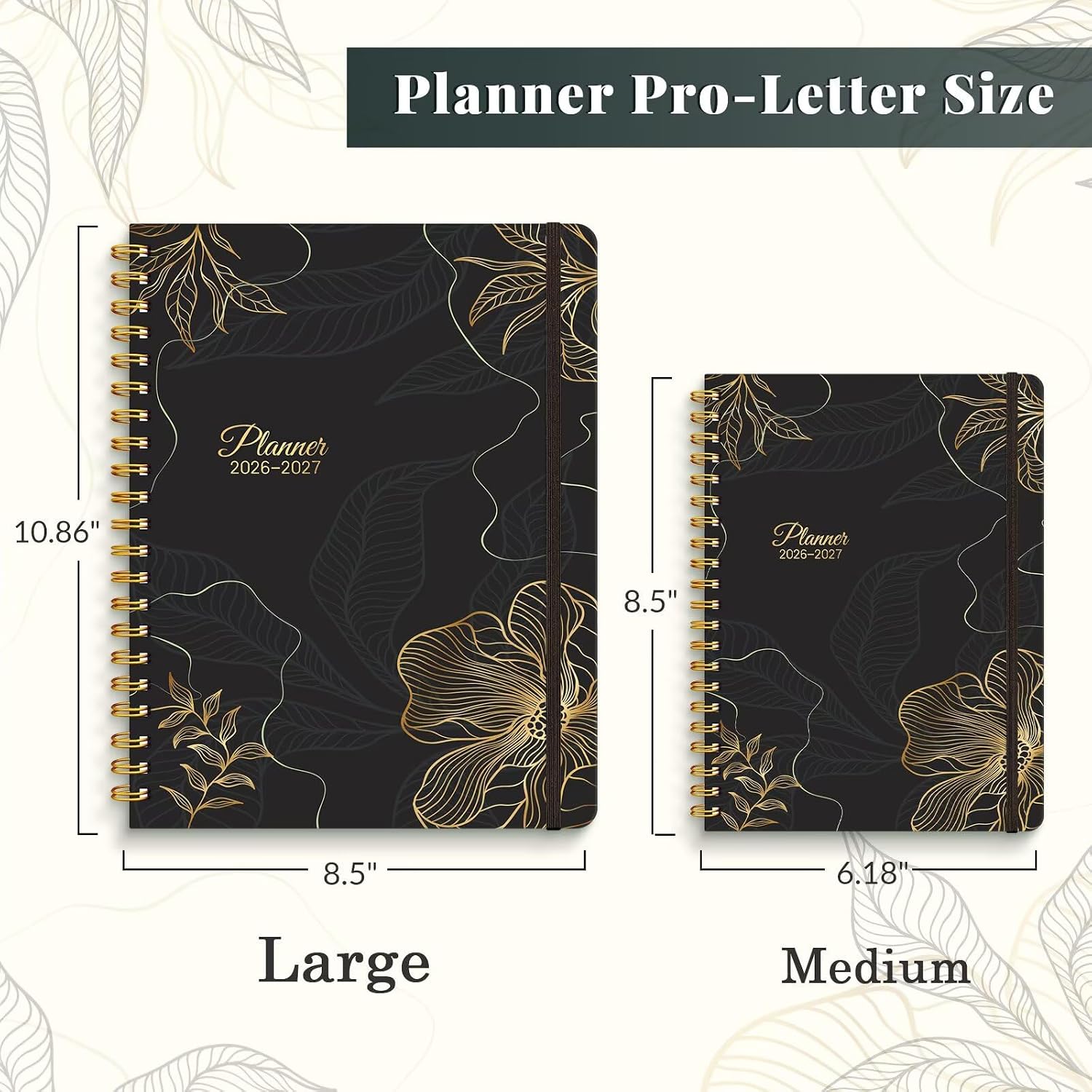 Detalle 2 de Lonely Oak 2026-2027 A4 Academic Planner, 13-Month Daily, Weekly and Monthly