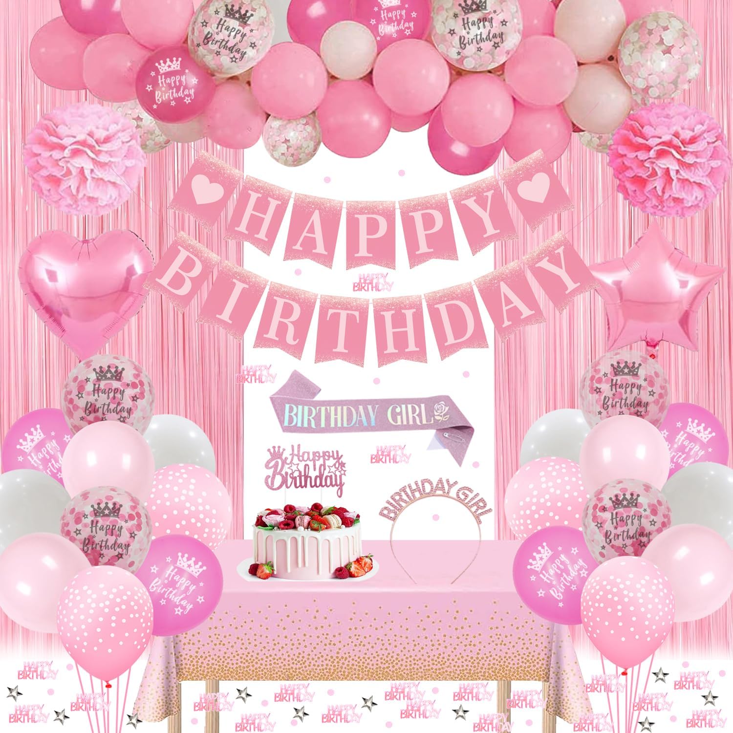 Thumbnail 6 de Gold Birthday Decorations White and Gold party set 🎉
