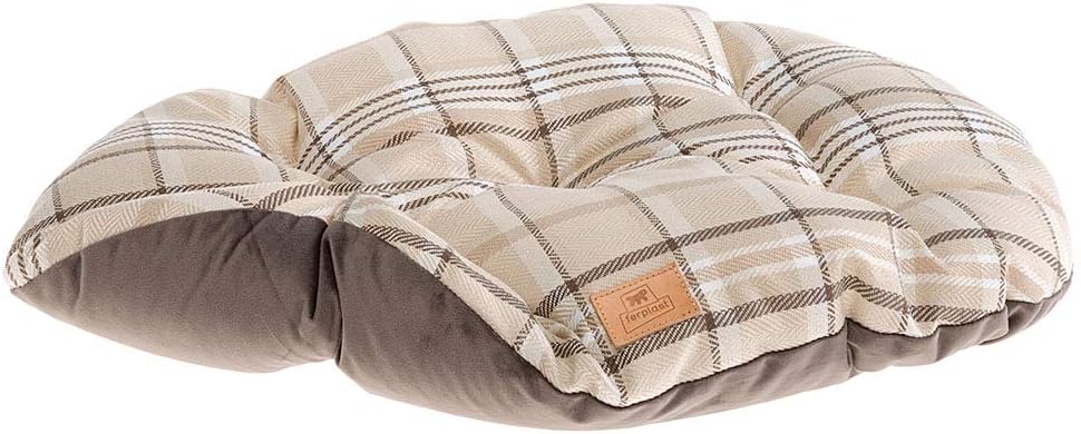 Thumbnail 4 de Ferplast SCOTT 45/2 gepolstertes, doppelseitiges Kissen für Hunde & Katzen (43 x 30 cm) – waschbar, Braun