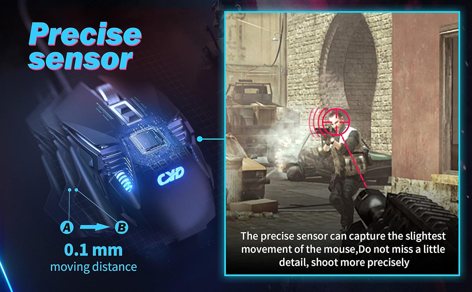 Thumbnail 6 de CYD C300 Gaming Mouse: wired, ergonomic and budget-friendly for hours of play