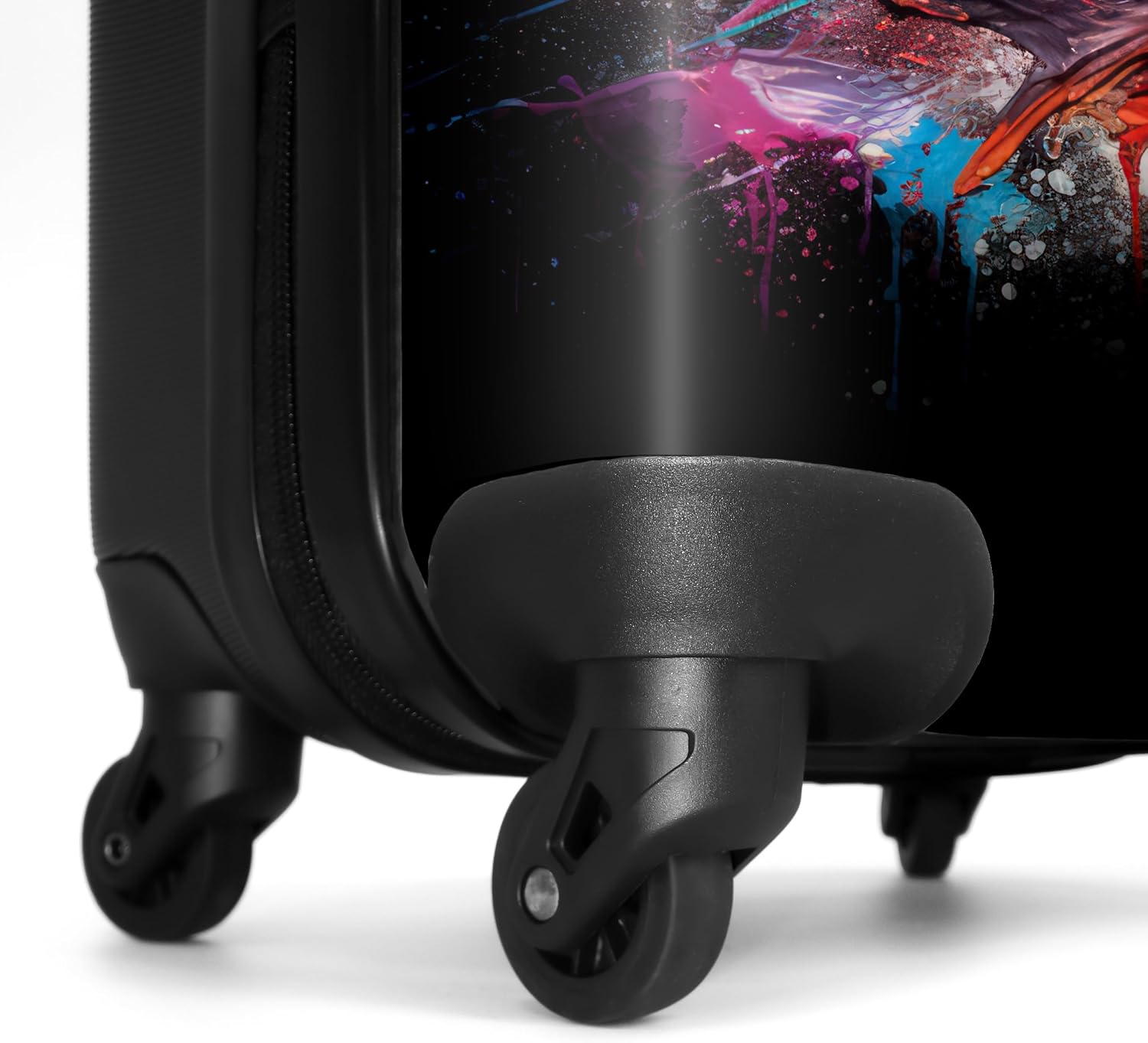 Detalle de NoBoringSuitcases.com Trolley Bagaglio a Mano 55x40x20 cm, 2,6 kg – Pallone da Calcio Multicolore