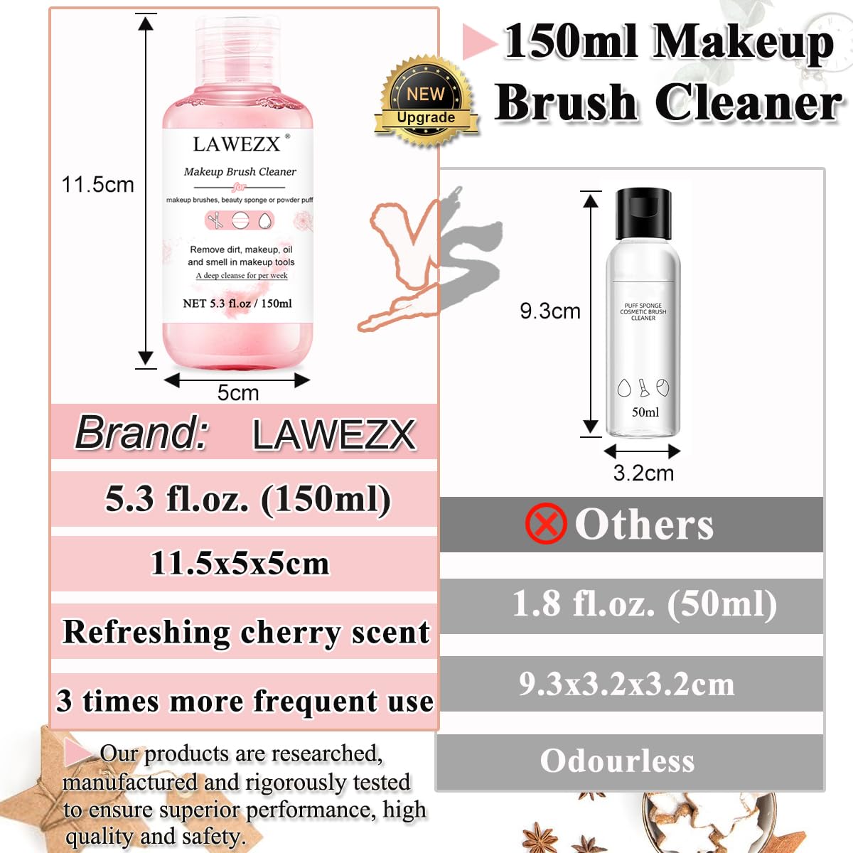 Thumbnail 5 de LAWEZX Make-up Pinselreiniger 150 ml