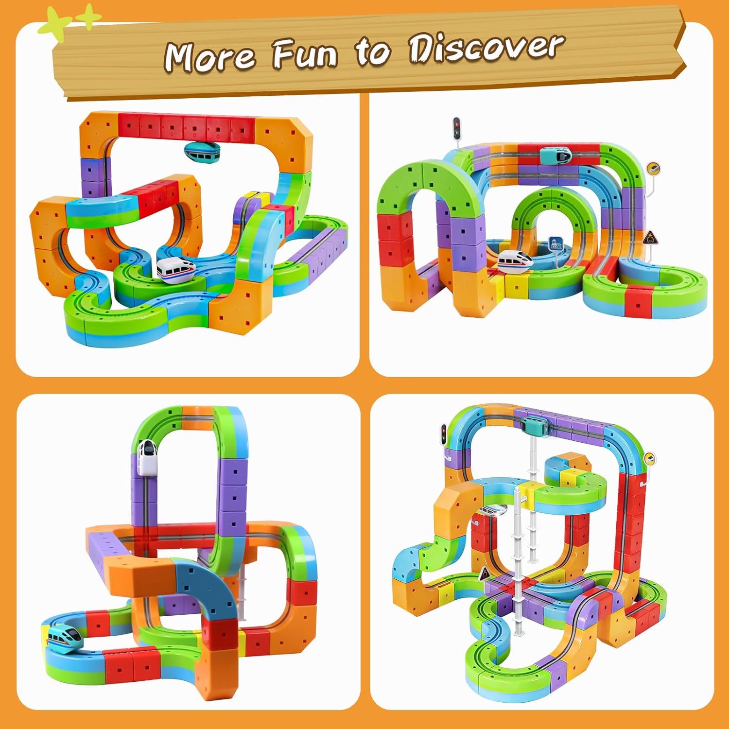 Thumbnail 1 de Track Fusion 3D Cube Train Set