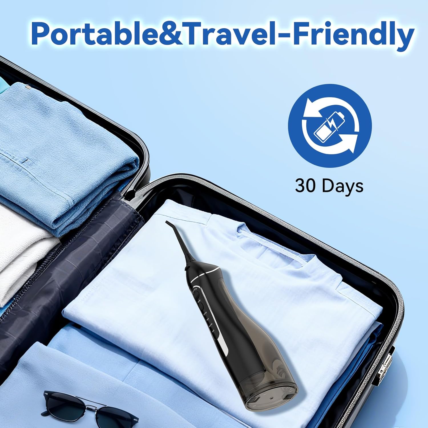 Thumbnail 6 de Cordless Portable Water Flosser with 300ML Tank — Travel-Friendly Oral Irrigator