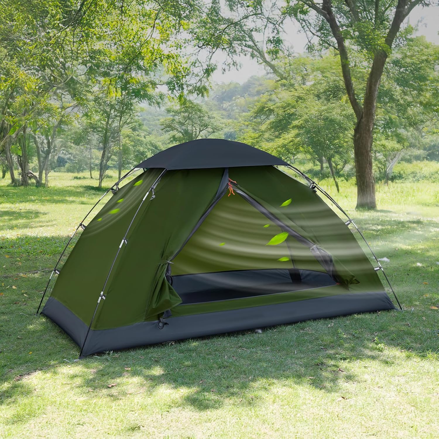 Detalle de Night Cat 2-Personen-Zelt für Camping mit 3000 mm wasserdichtem Gewebe