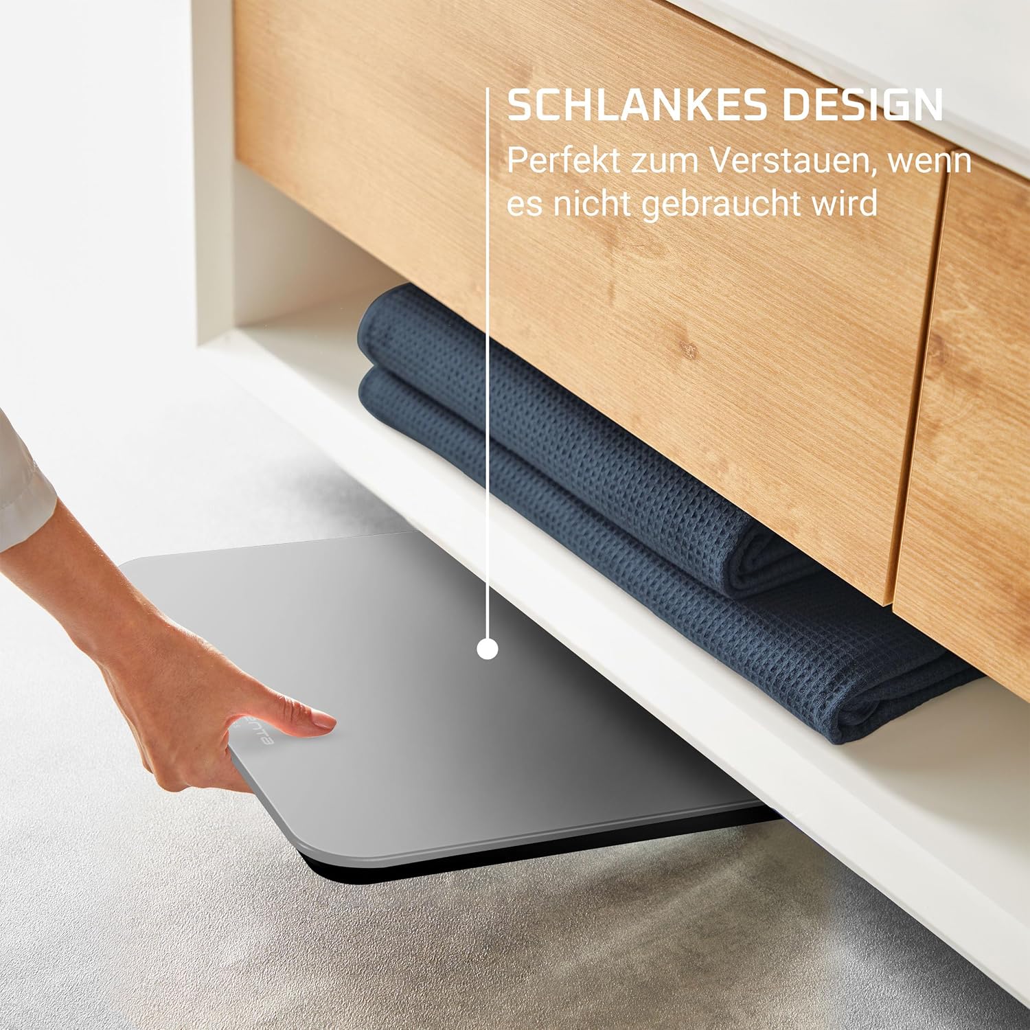 Thumbnail 3 de Rowenta Premiss 2.0 Personenwaage BS1801V0 – ablesbares LCD, 30 x 30 cm, bis 160 kg