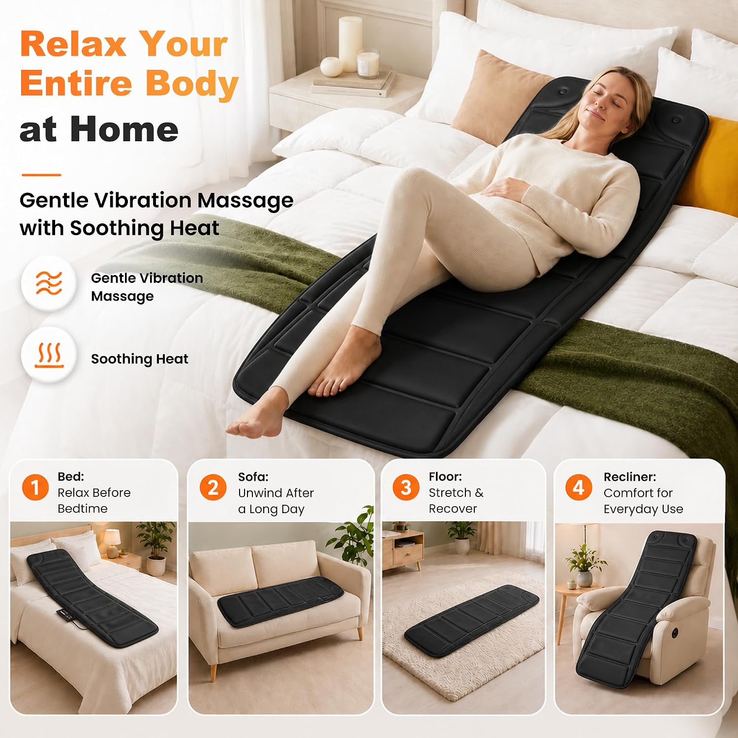 Thumbnail 6 de CILI Full Body Massage Mat with Heat and Vibration ⚙