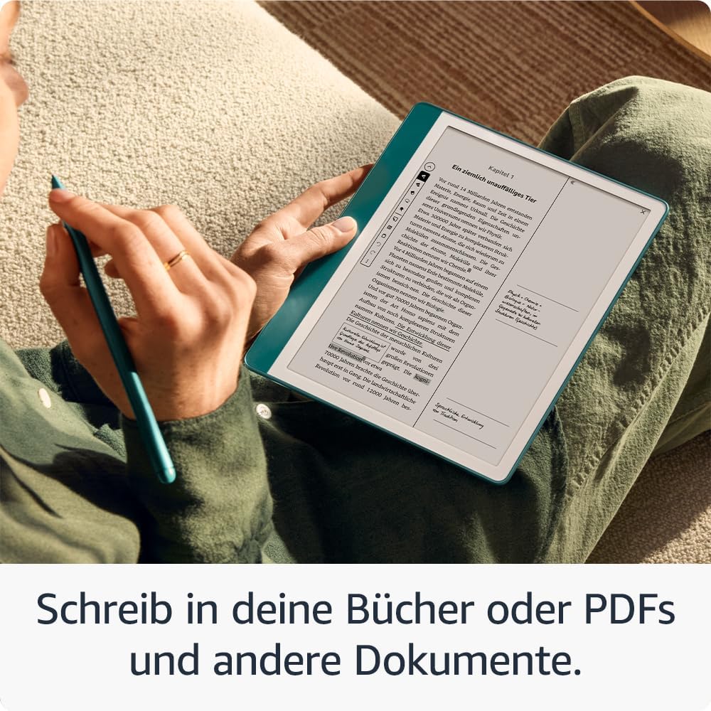 Detalle de Amazon Kindle Scribe (16 GB) – Tablet zum Schreiben & Lesen mit Notizbuch-Integration, Anthrazit