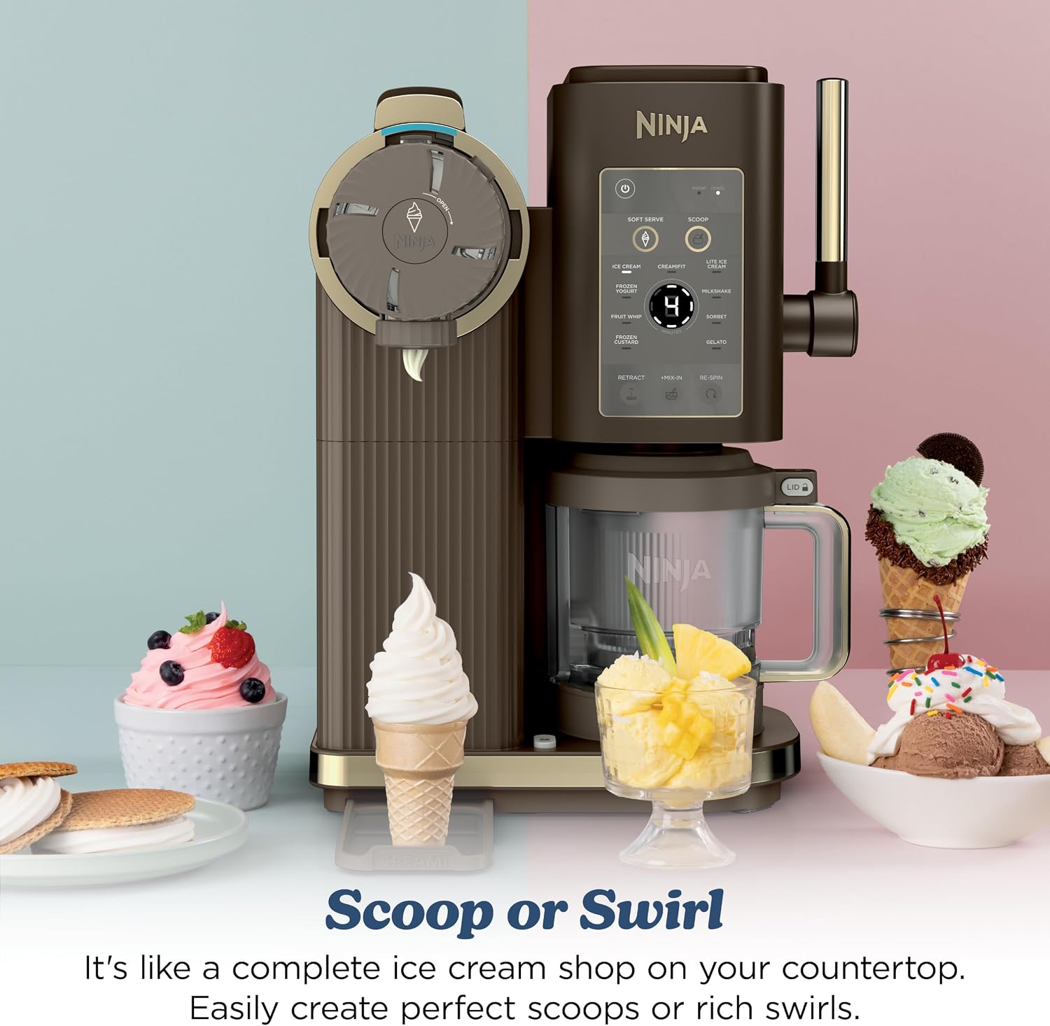 Detalle de Ninja Ice Cream Maker NC701BR