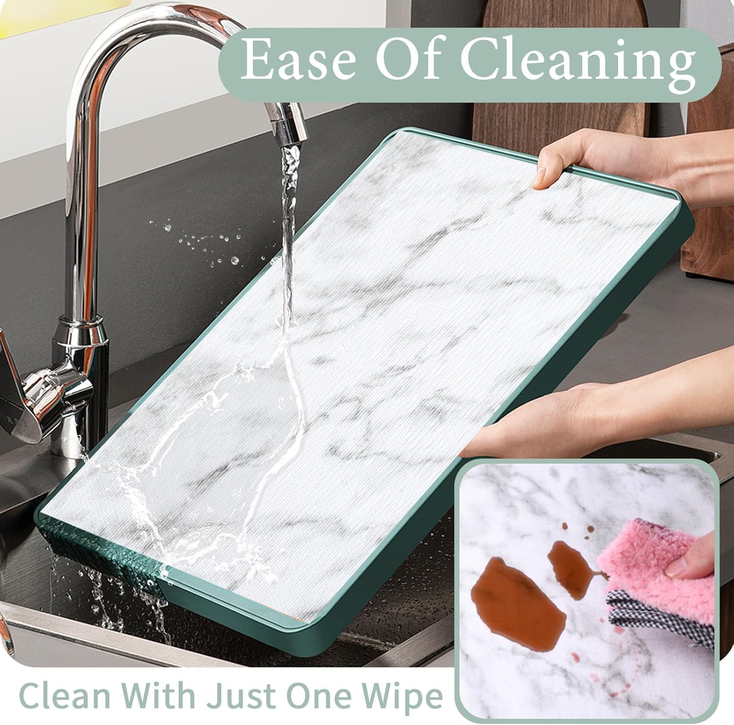 Thumbnail 4 de Easy Liners 12 in x 20 ft Marble Shelf Liner — Non Slip Kitchen