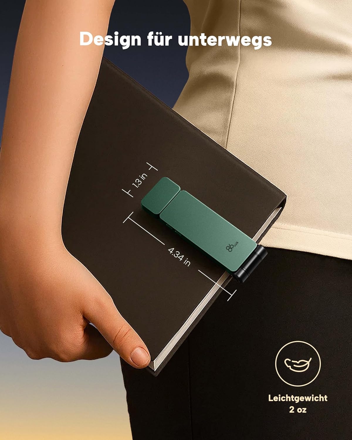 Thumbnail 5 de 86lux Leselampe Buchklemme 80 g 📖