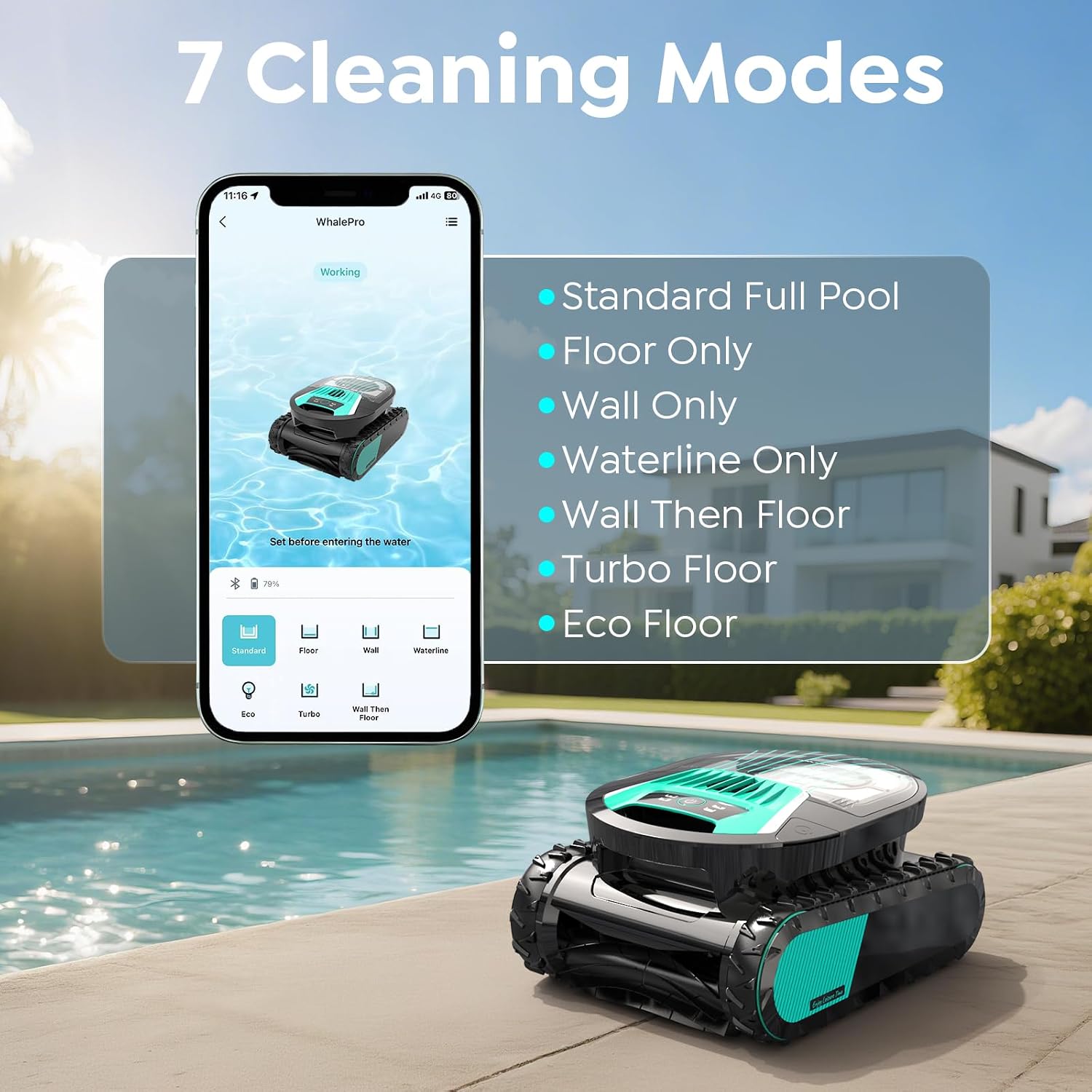 Thumbnail 3 de Pleco Pro Cordless Robotic Pool Cleaner, 240-Minute Runtime