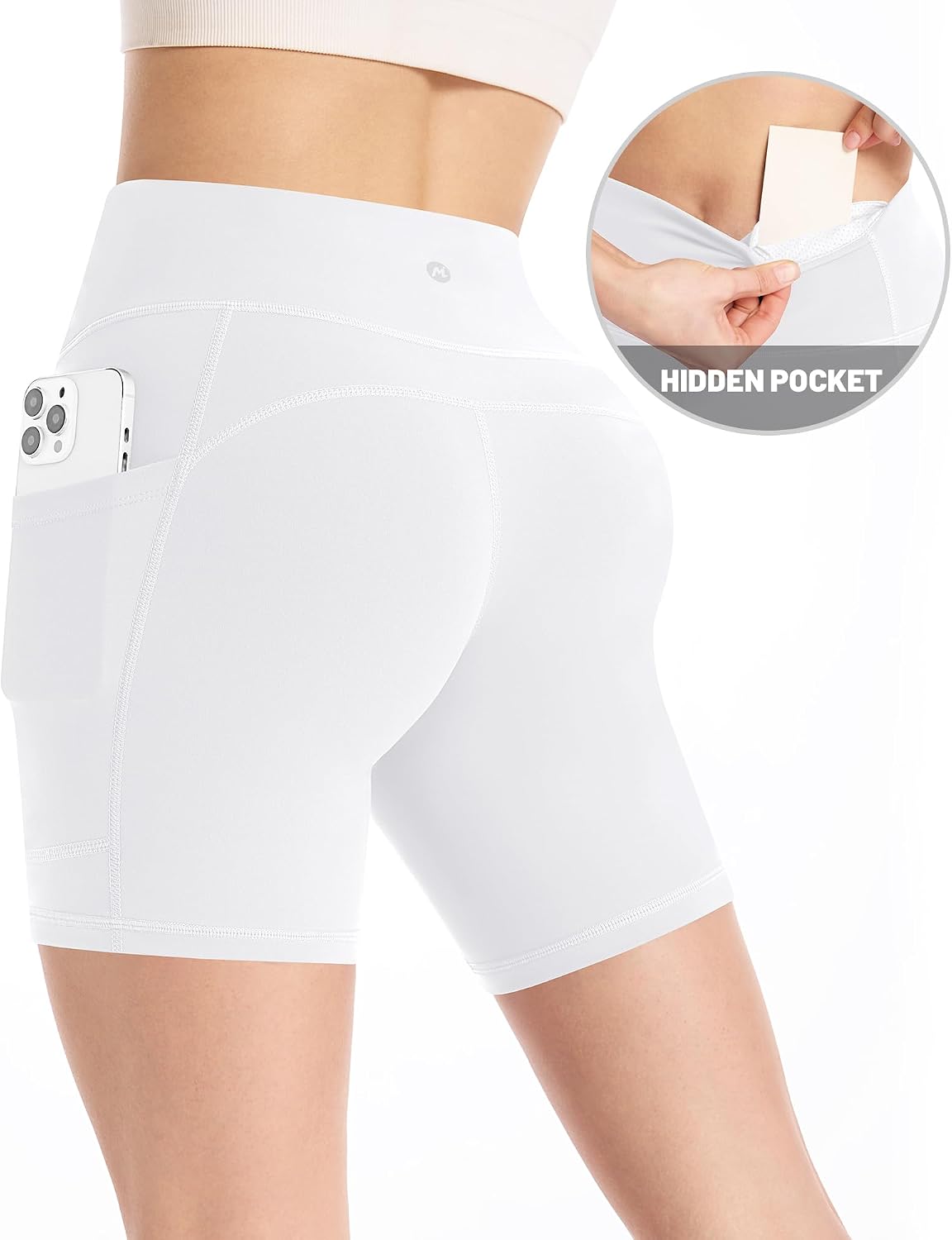 Detalle de Moozava Women's Biker Shorts with 3 Pockets