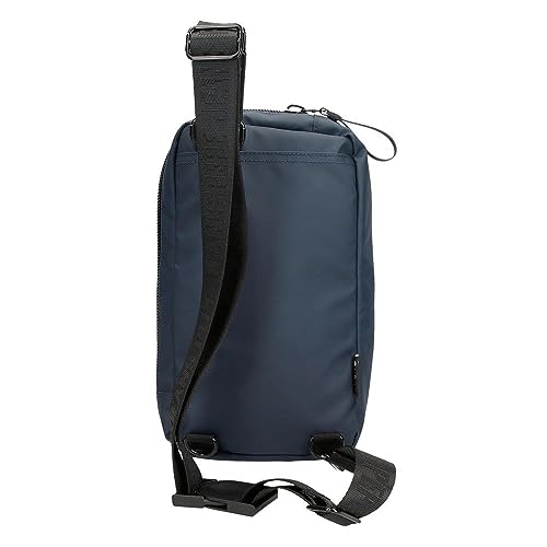 Detalle de Pepe Jeans Hoxton Bandolera azul 14x25x6 cms