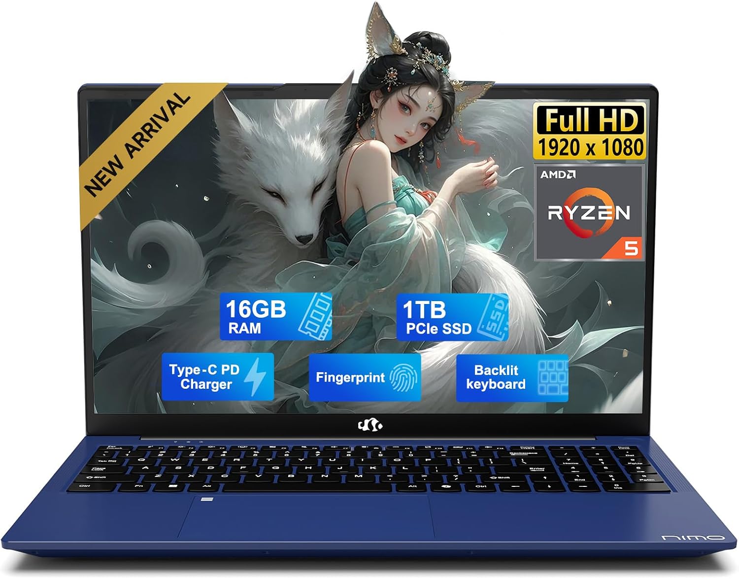 Detalle de NIMO Laptop 1TB SSD