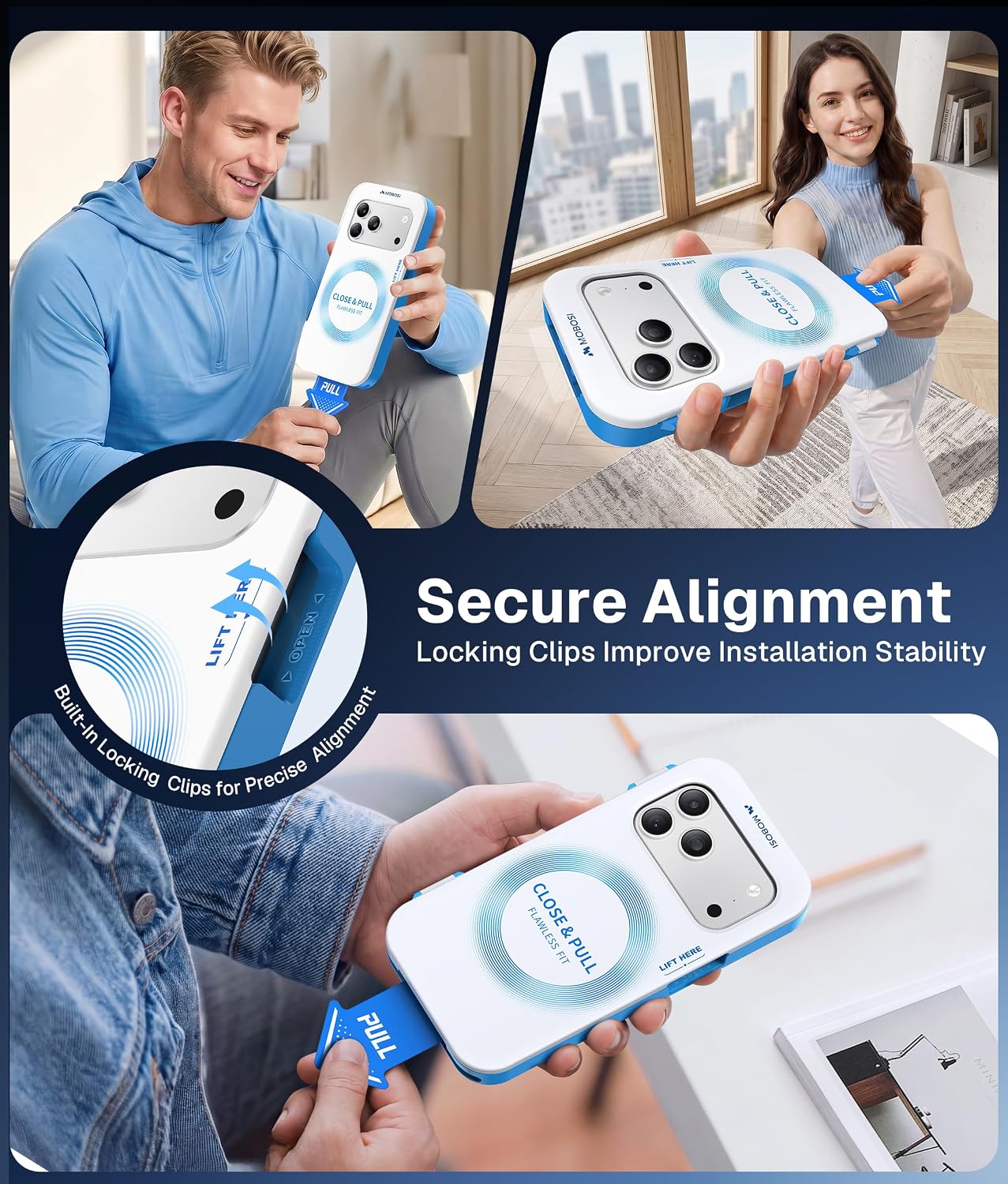 Detalle de MOBOSI Screen Protector for iPhone 17 Pro