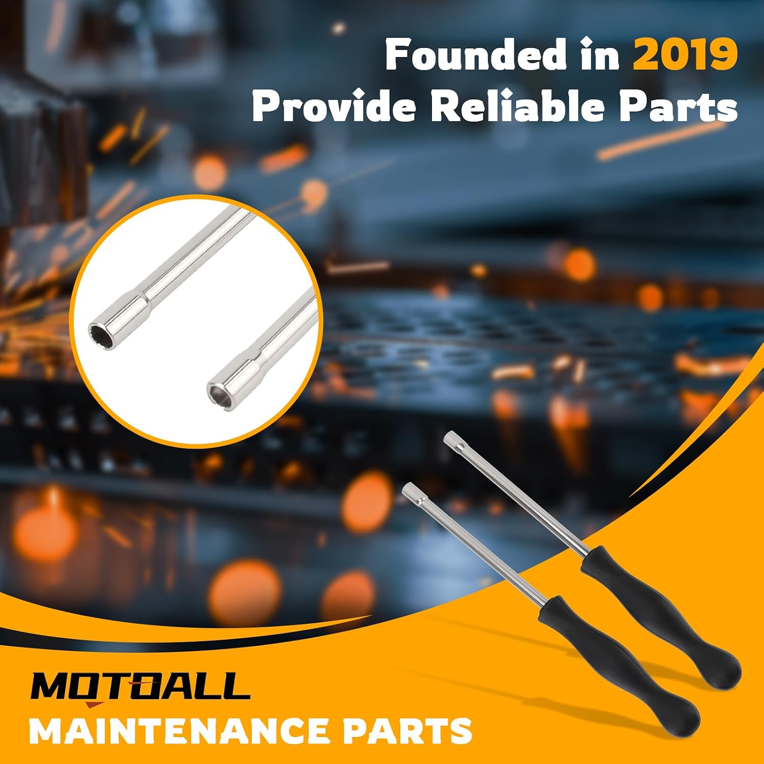 Detalle 1 de MOTOALL Carburetor Adjustment Tool, 21-Tooth Splined