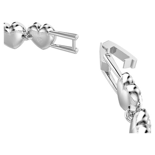 Thumbnail 3 de Swarovski x Ariana Grande Pulsera con círculo de cristales en forma de corazón (baño de rodio) – Blanca