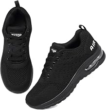 Detalle de Air Cushion Men’s Running Trainers – Lightweight Breathable Mesh Walking Sneakers
