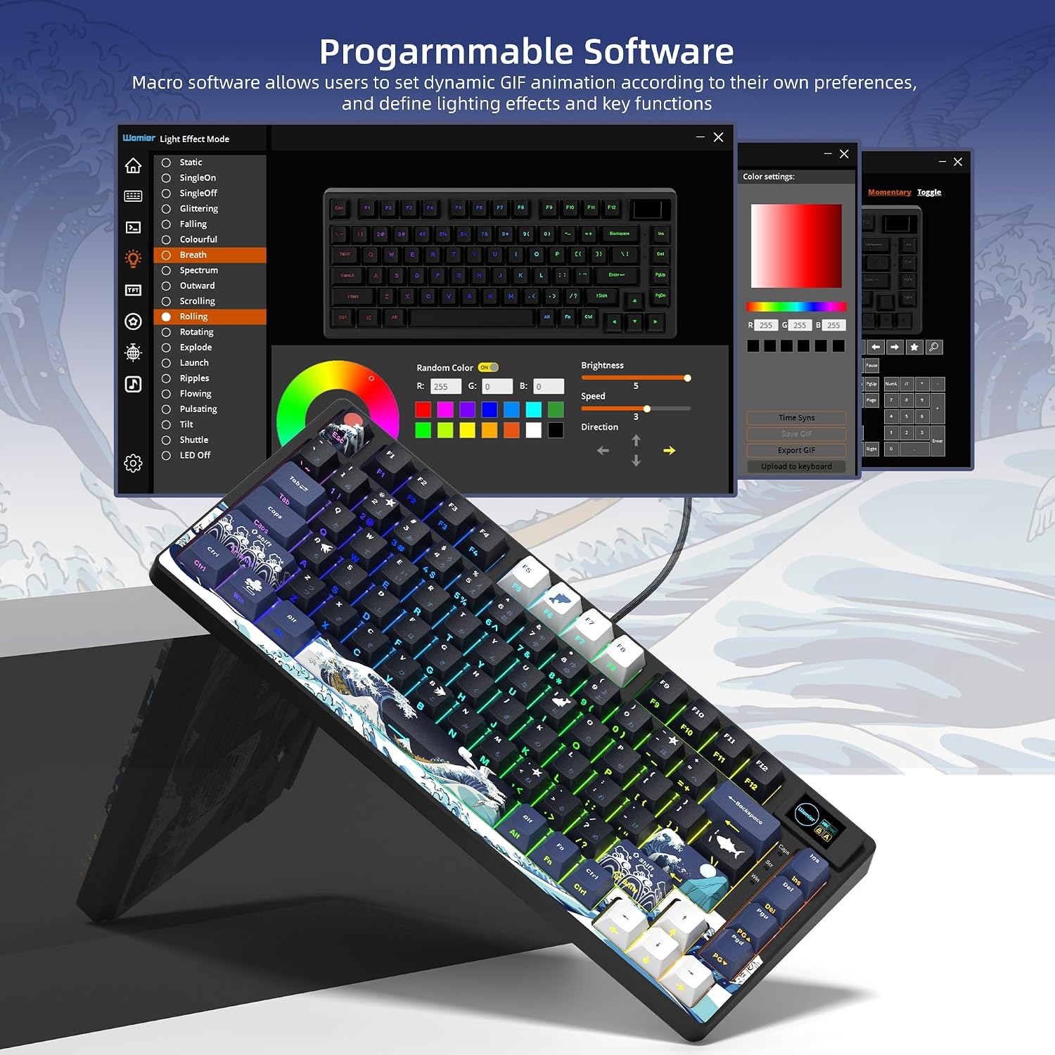Thumbnail 4 de Womier SK80 75% mechanical keyboard