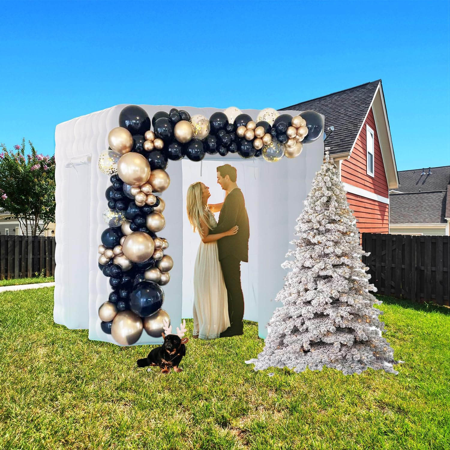 Thumbnail 6 de SAYOK Inflatable LED Photo Booth Enclosure (2.5m, two-door)