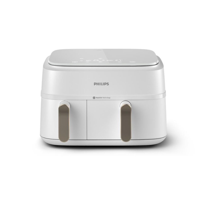Detalle 2 de Freidora de aire Philips 3000 Series NA353/10: 9L y doble cesta con pantalla LED