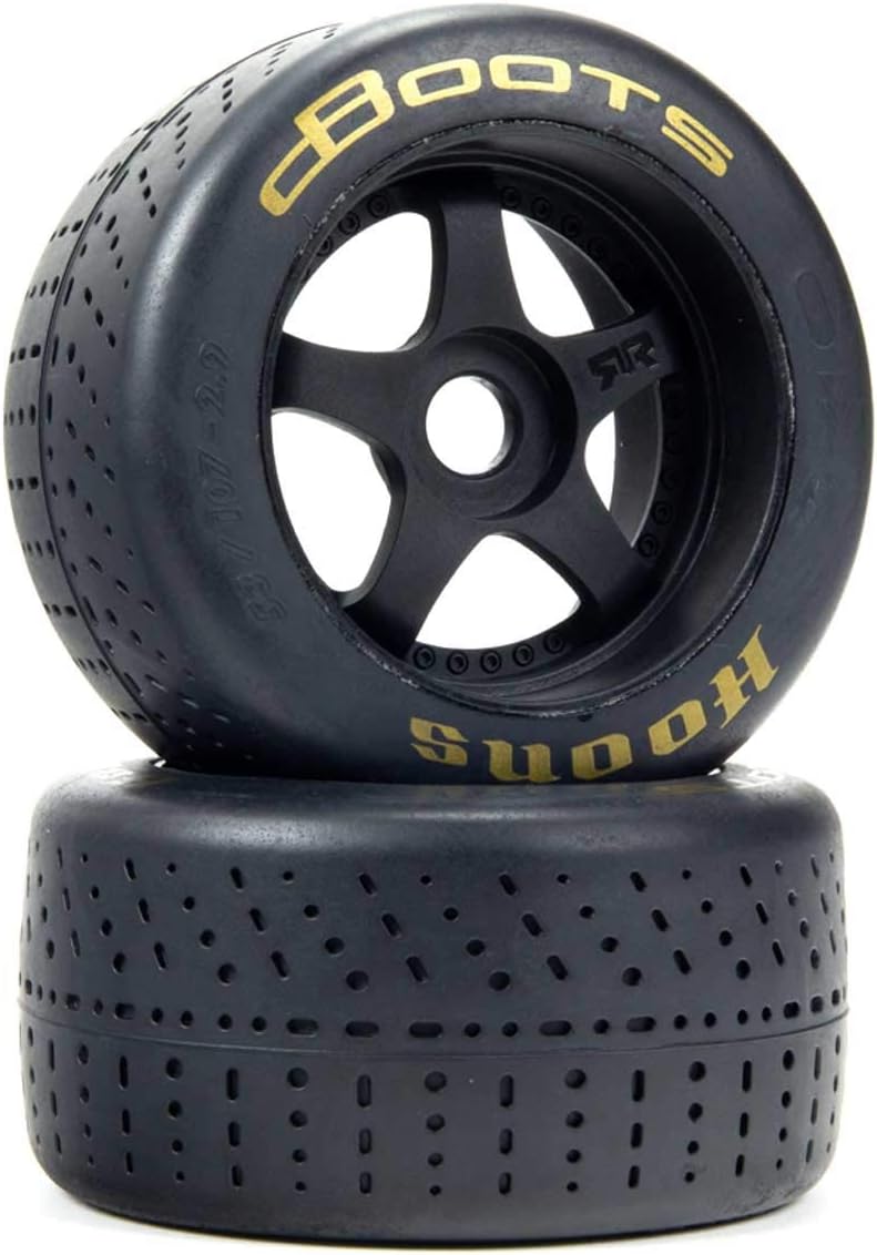 Detalle de ARRMA ARA550085 DBoots Hoons 53/107 – opony 17 mm, złota mieszanka