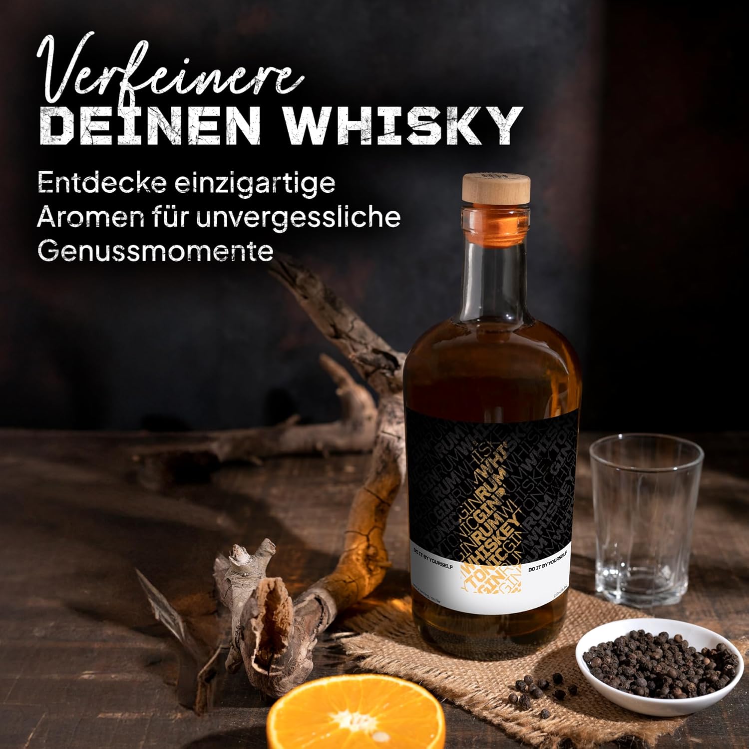 Thumbnail 1 de DIBYS DIY-Whiskey-Set inkl. 12 natürliche Botanicals & Zubehör – Whisky-Baukasten mit 4 Rezepten