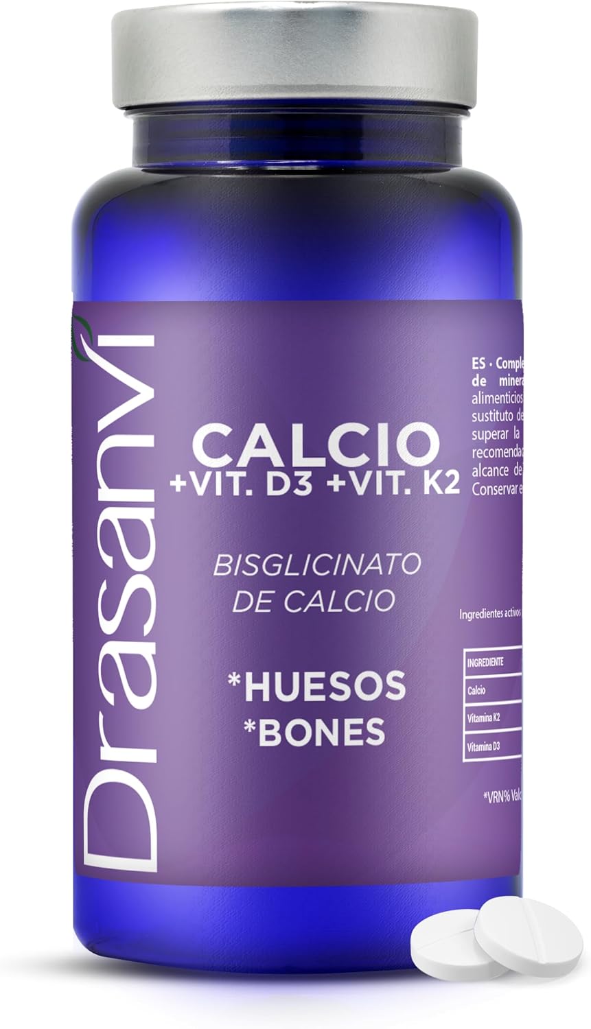 Detalle de Drasanvi Calcio + Vitamina D3 + K2 90 comprimidos