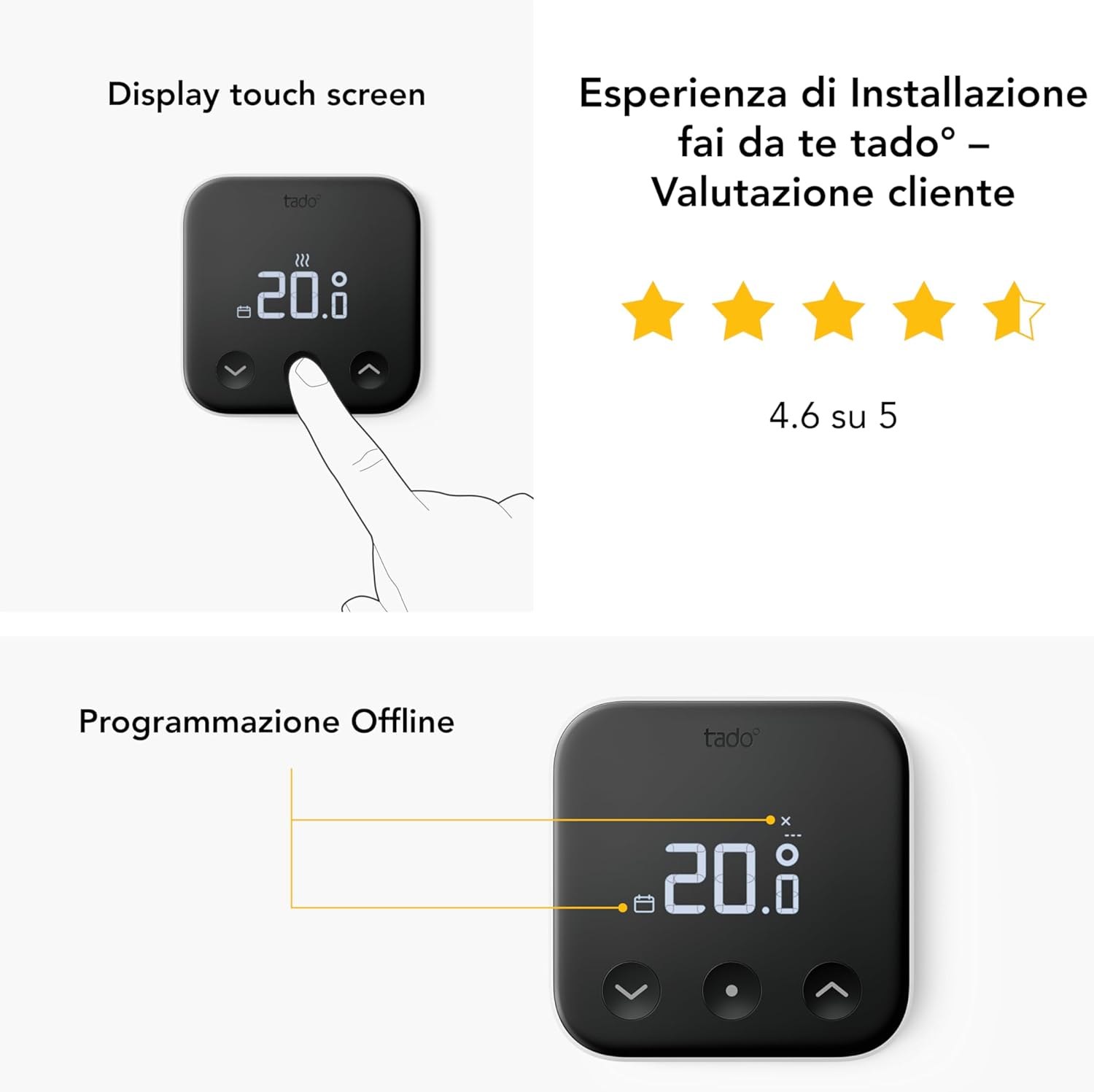 Thumbnail 4 de tado° Thermostat X Starter Kit termostato intelligente con Bridge 🔌