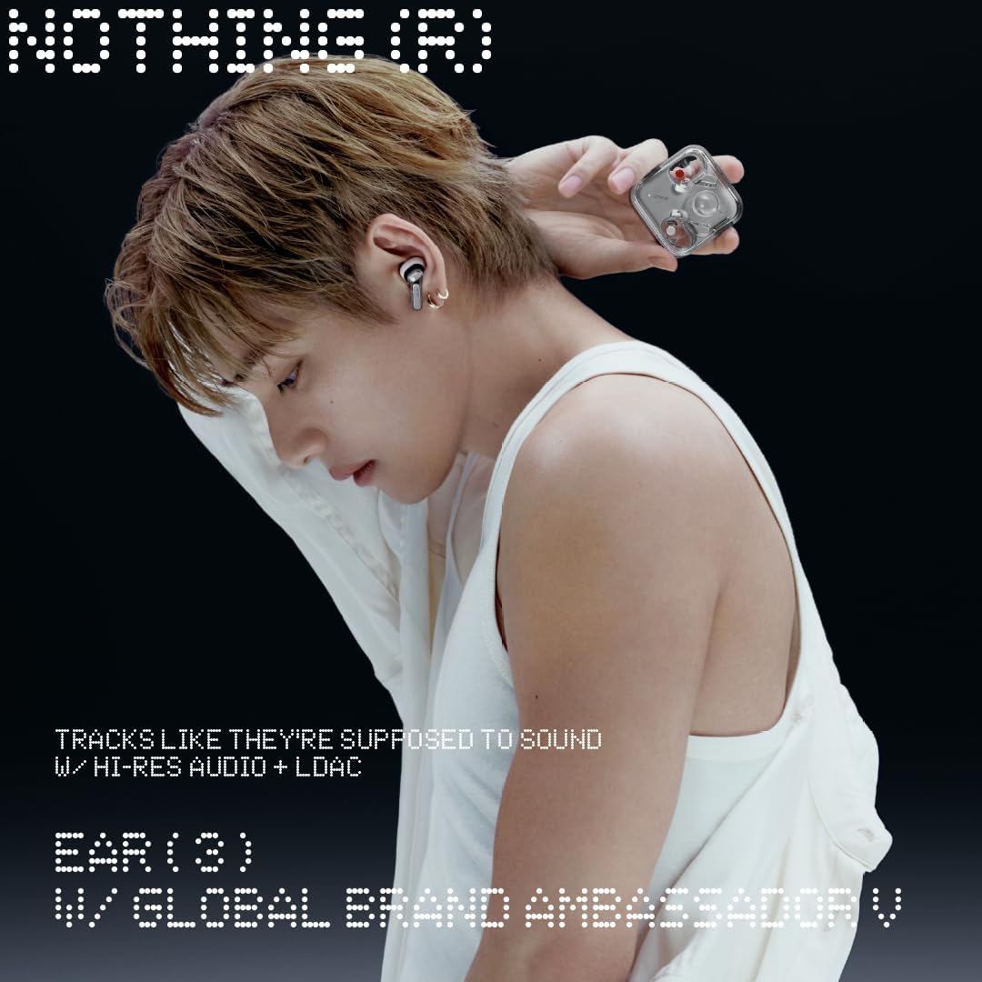 Thumbnail 1 de Nothing Ear (3) 45dB ANC Wireless Earbuds