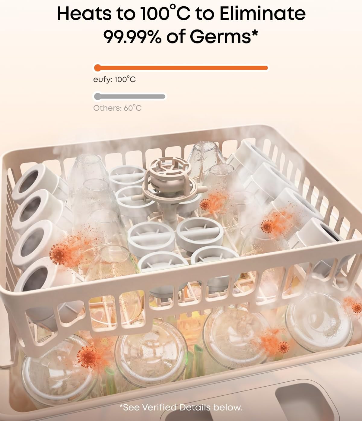 Thumbnail 6 de eufy Bottle Washer S1 Pro: All-in-One 3D HydroBlast Steriliser for Baby Bottles