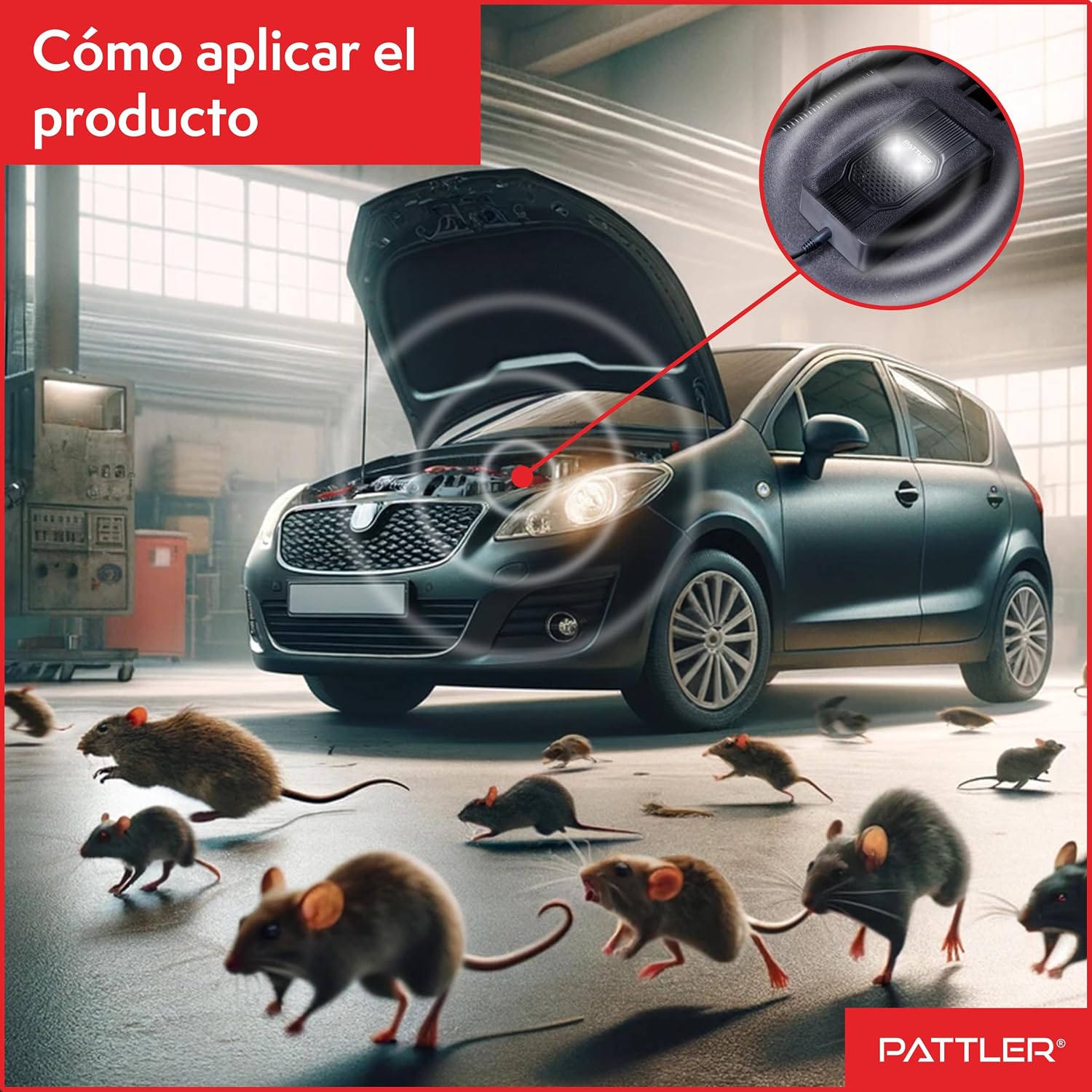 Thumbnail 6 de PATTLER Repelente de roedores para coche 40 m²