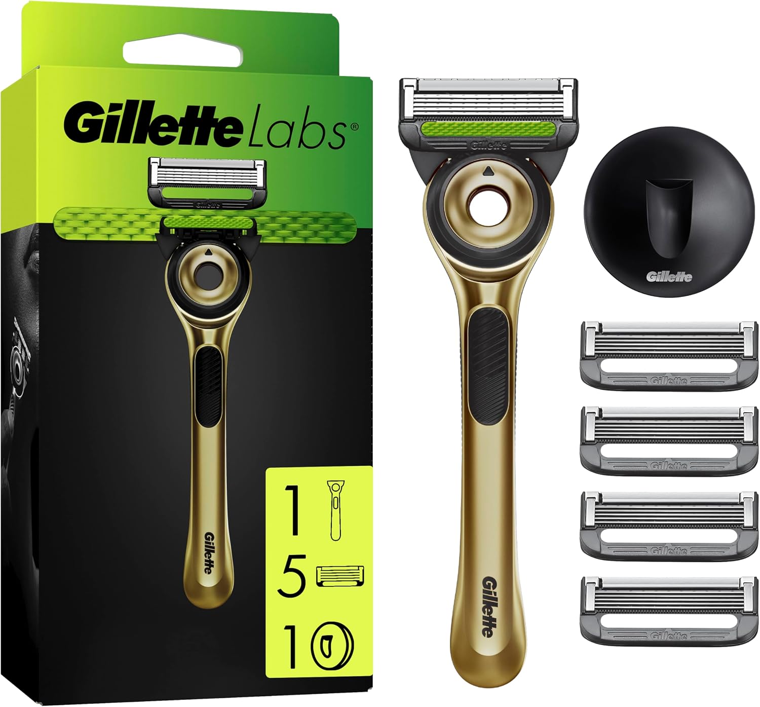 Detalle de Gillette Labs Rasierer mit Reinigungs-Element