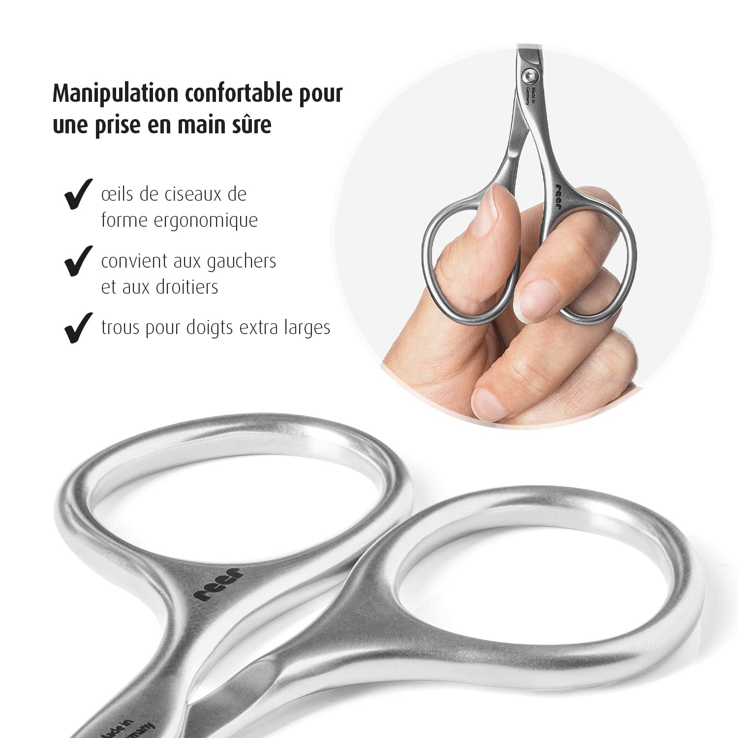 Detalle 2 de reer Premium Care Baby-Nagelschere 85 mm