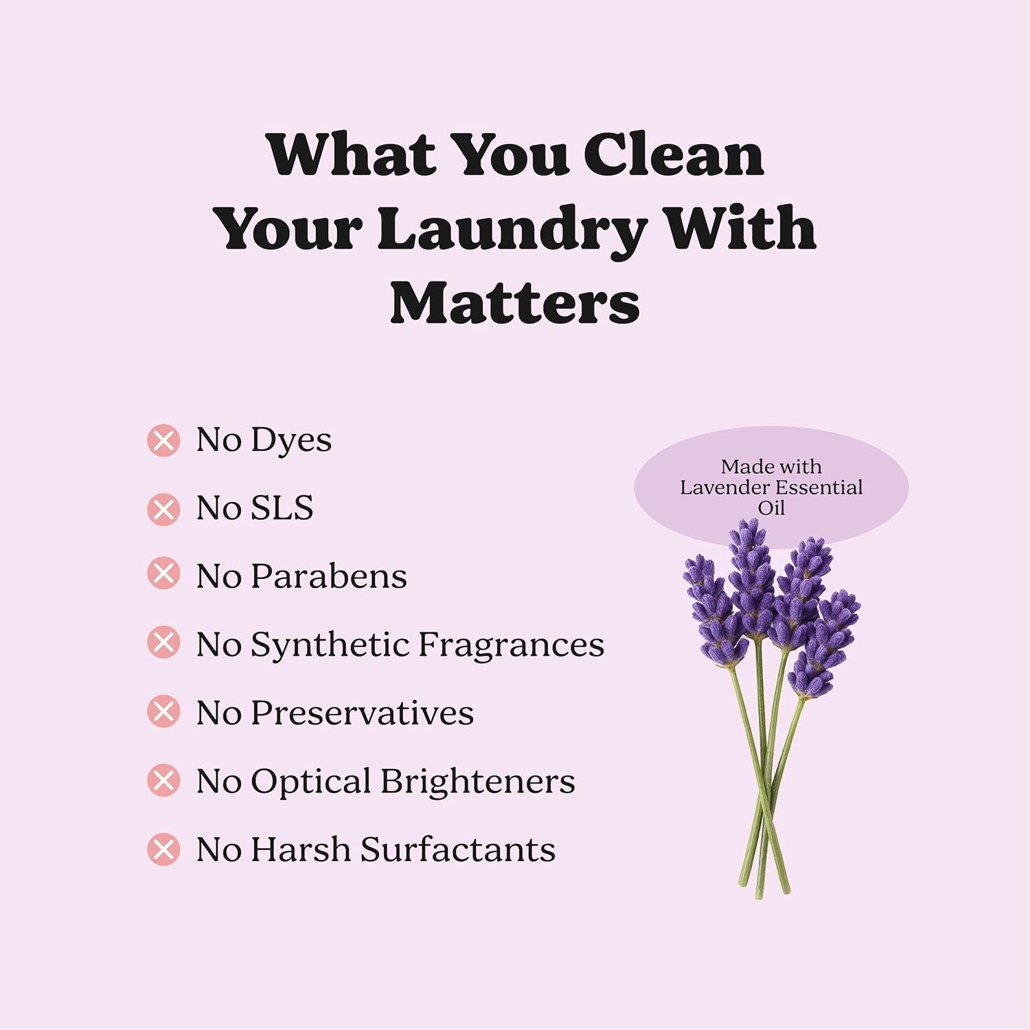Detalle de Pronounce Lavender Laundry Detergent Powder, HE Safe, 120 Loads