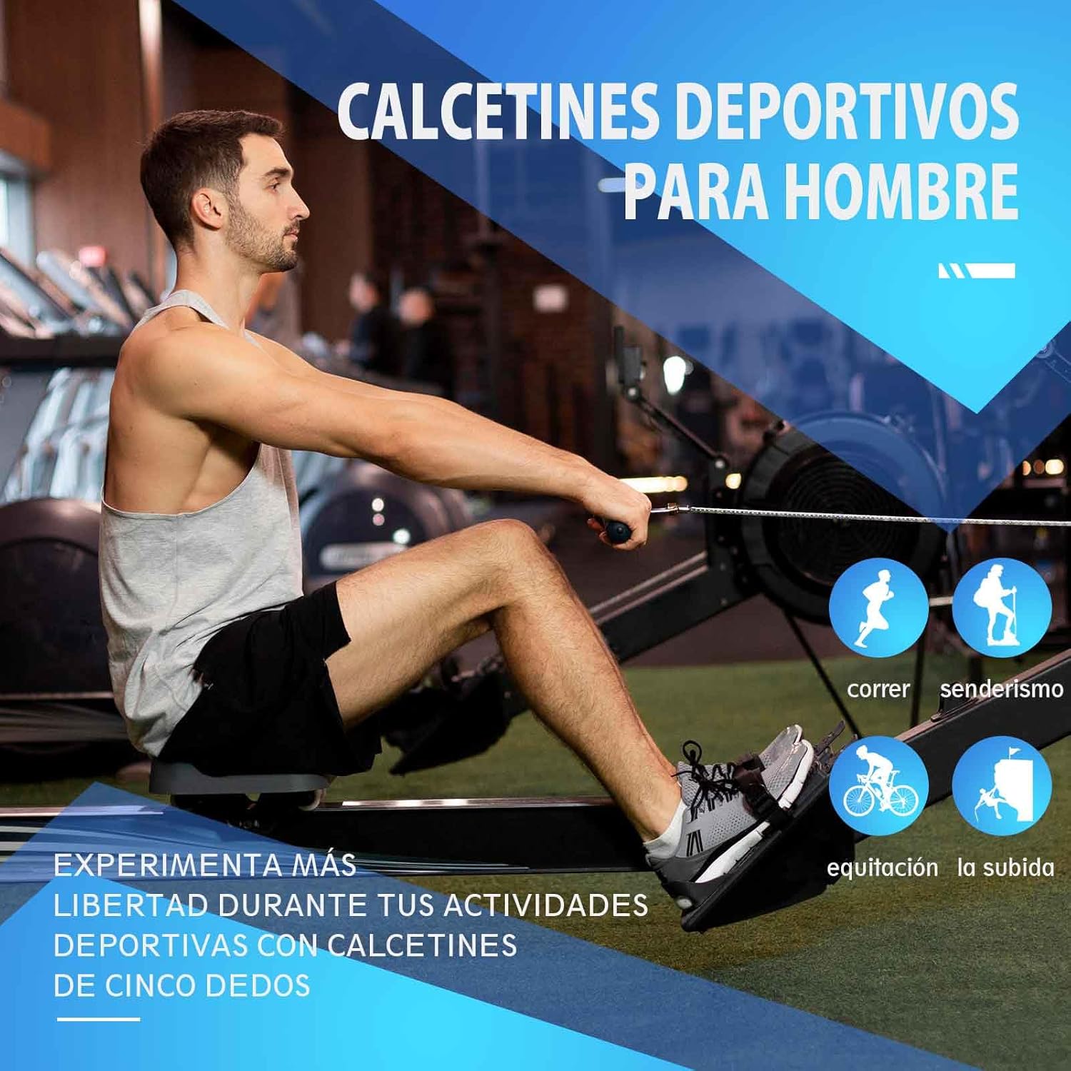 Thumbnail 6 de PUTUO Calcetines Dedos de Deporte para Hombre