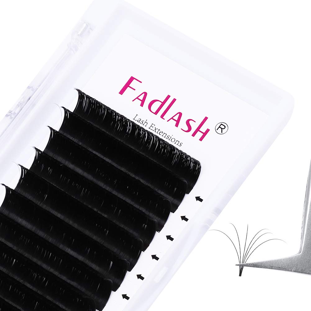 Detalle de Lash Easy Fanning Selbstaufbaufächernde Wimpern (Volumen) – Curl C, 0,05 mm