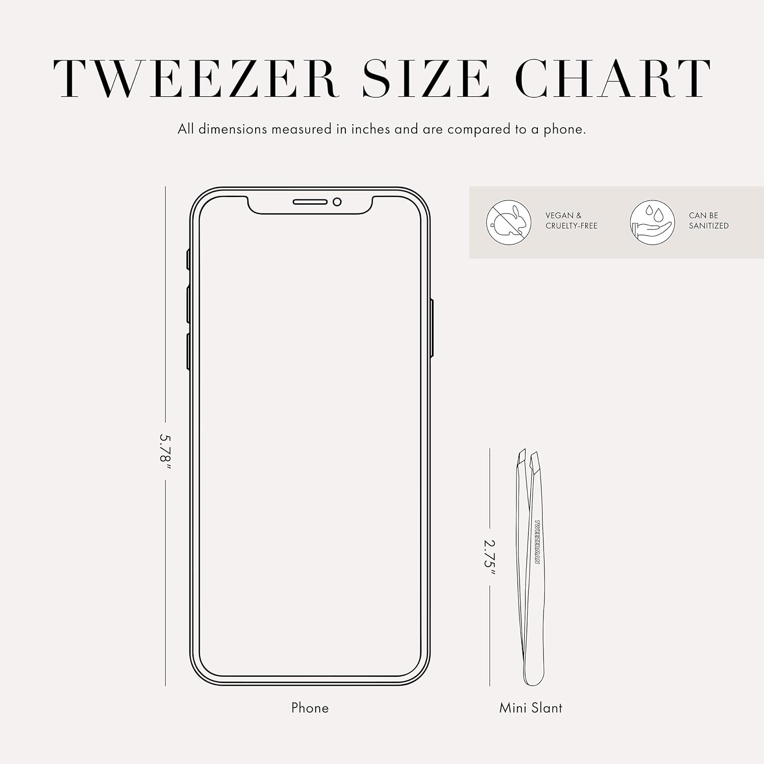 Detalle de Tweezerman Exclusive Evening Blue Mini Slant Tweezer