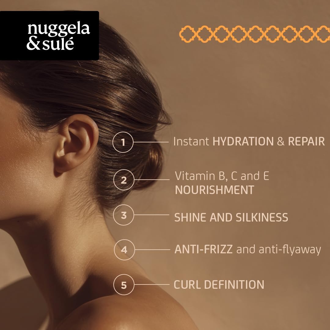 Detalle 2 de Nuggela & Sulé AMBER Oil. Setositá e Riparazione – Elixir capillare con 5 Oli Africani (30 ml)