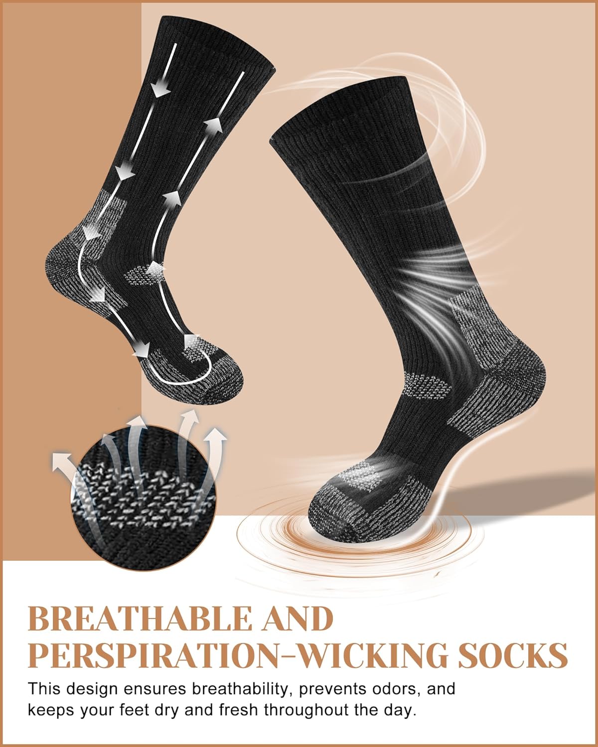 Thumbnail 5 de SukModen Merino Wool Socks 3 Pairs
