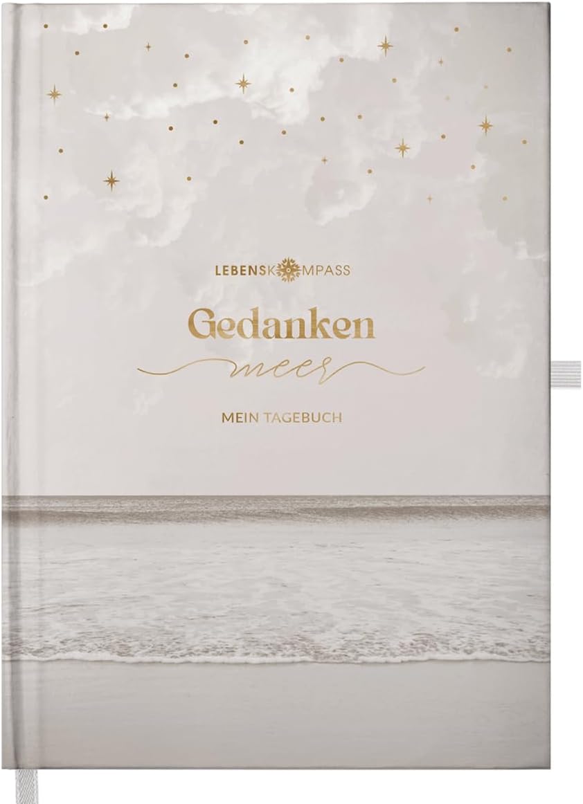 Detalle de Lebenskompass GedankeMeer Tagebuch Ruhe