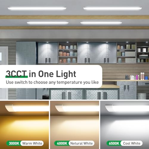Detalle de ALUSSO 2er Set LED Röhre 120 cm – 40 W, 4800 lm, verstellbare Farbtemperaturen