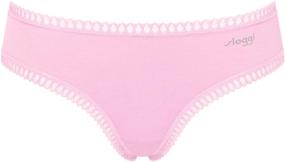 Detalle de Sloggi Go Crush Hipster C3p Slip Femme (lot de 3) : dentelles élastiques pour un rendu flatteur