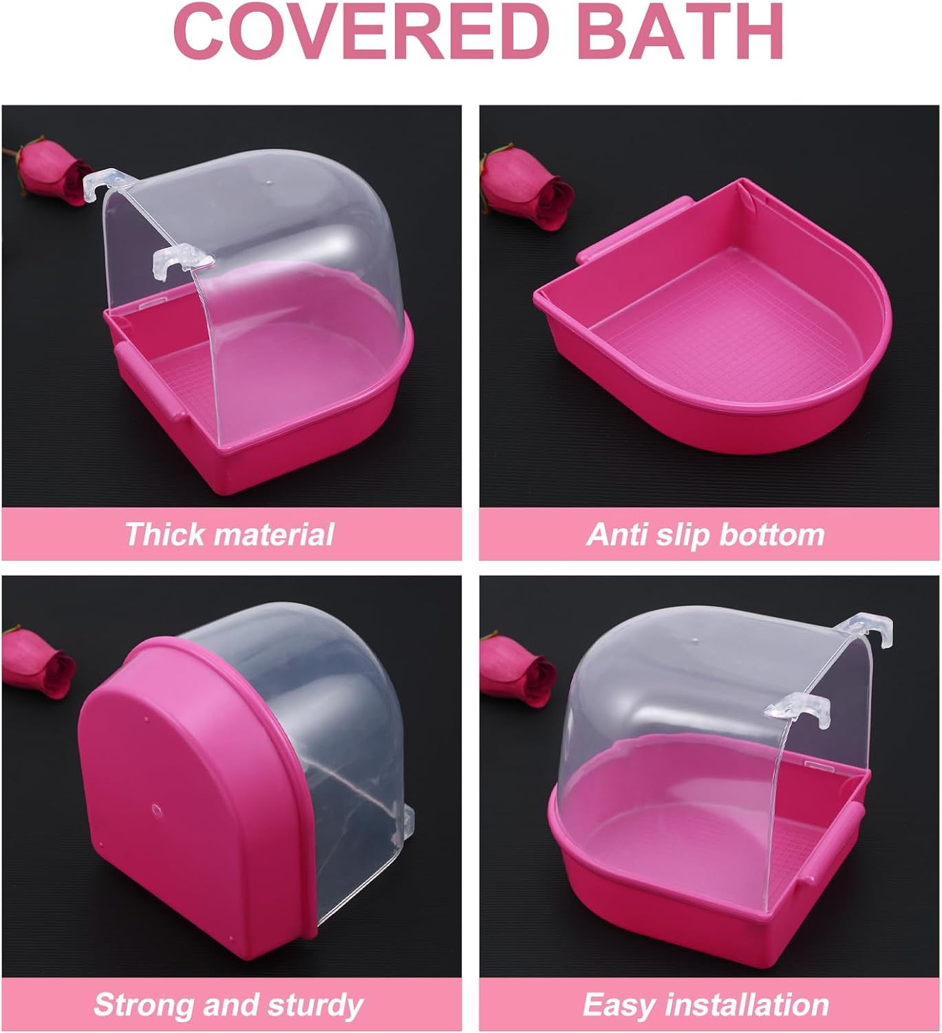 Thumbnail 5 de ULTECHNOVO Bird Bath for Cage