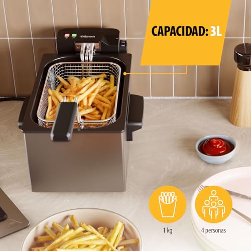 Thumbnail 4 de Tristar FR-9327 Freidora compacta 3L con zona fría y termostato hasta 190°C
